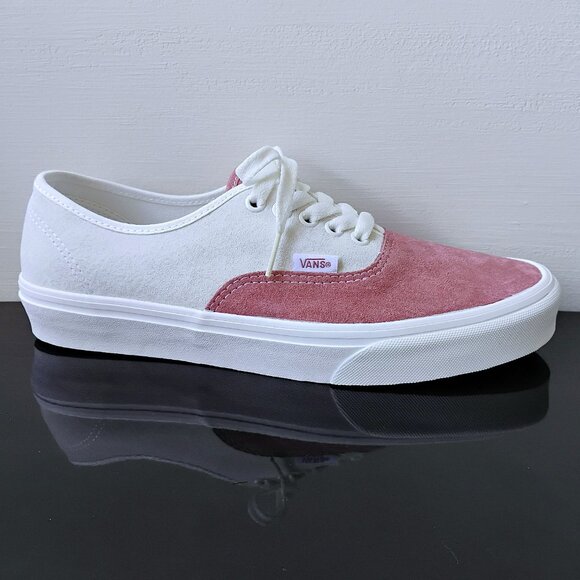Vans Men's Authentic Pig Suede Sneaker in Such a Beautiful Withered Rose - Picture 1 of 14